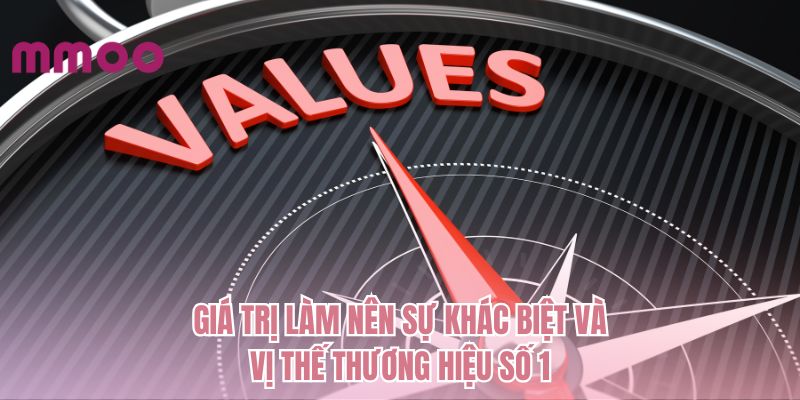 Giá trị làm nên sự khác biệt và vị thế thương hiệu số 1